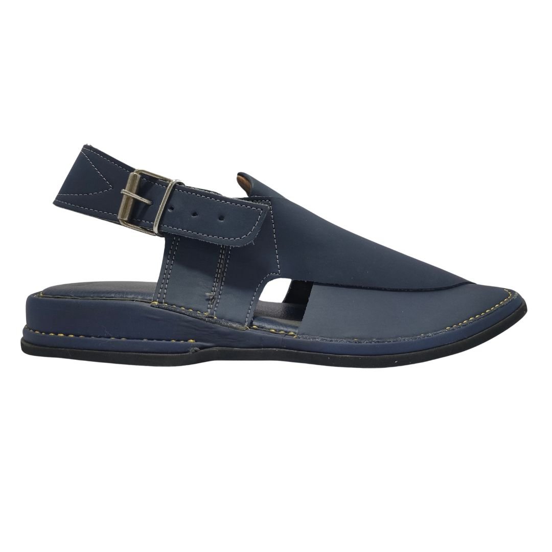 Medicated Peshawari Chappal - BLU - G5-010